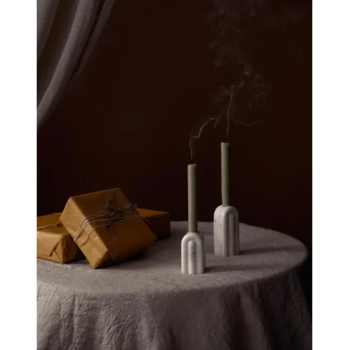 Set De Candelabros De Marmol Malie, 2 Uds.