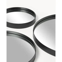 Set De Espejos De Pared Redondos Lacie, 3 Uds.