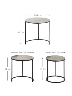 Set De Mesas Auxiliares Scott, 3 Uds.
