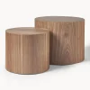 Set De Mesas De Centro De Madera Dan, 2 Uds.