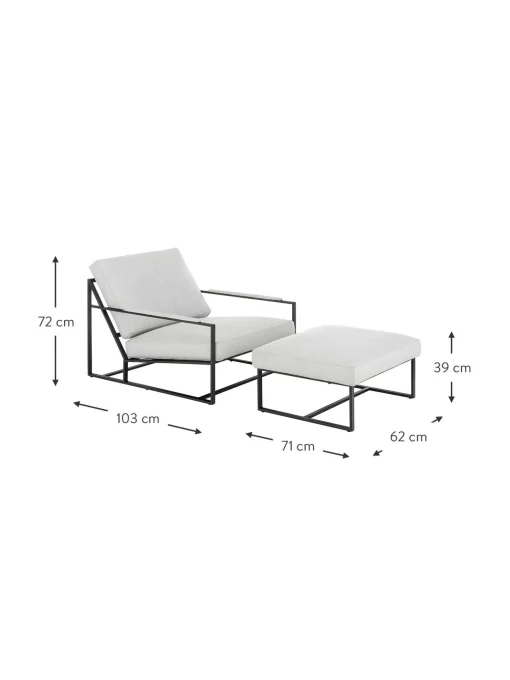 Set Lounge Andy, 2 Pzas.