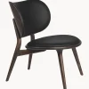 Silla Artesanal De Cuero Y Madera Rocker
