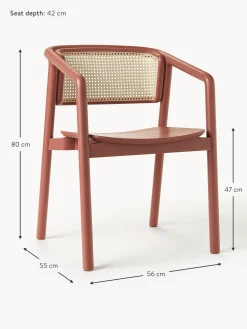 Silla Con Reposabrazos Con Tejido Vienes Gali