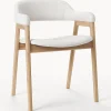 Silla Con Reposabrazos De Madera Santiano
