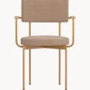 Silla Con Reposabrazos De Metal Sedia