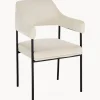Silla Con Reposabrazos De Terciopelo Zoe