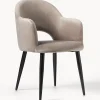 Silla Con Reposabrazos De Terciopelo Rachel