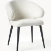 Silla Con Reposabrazos De Tejido Boucle Celia