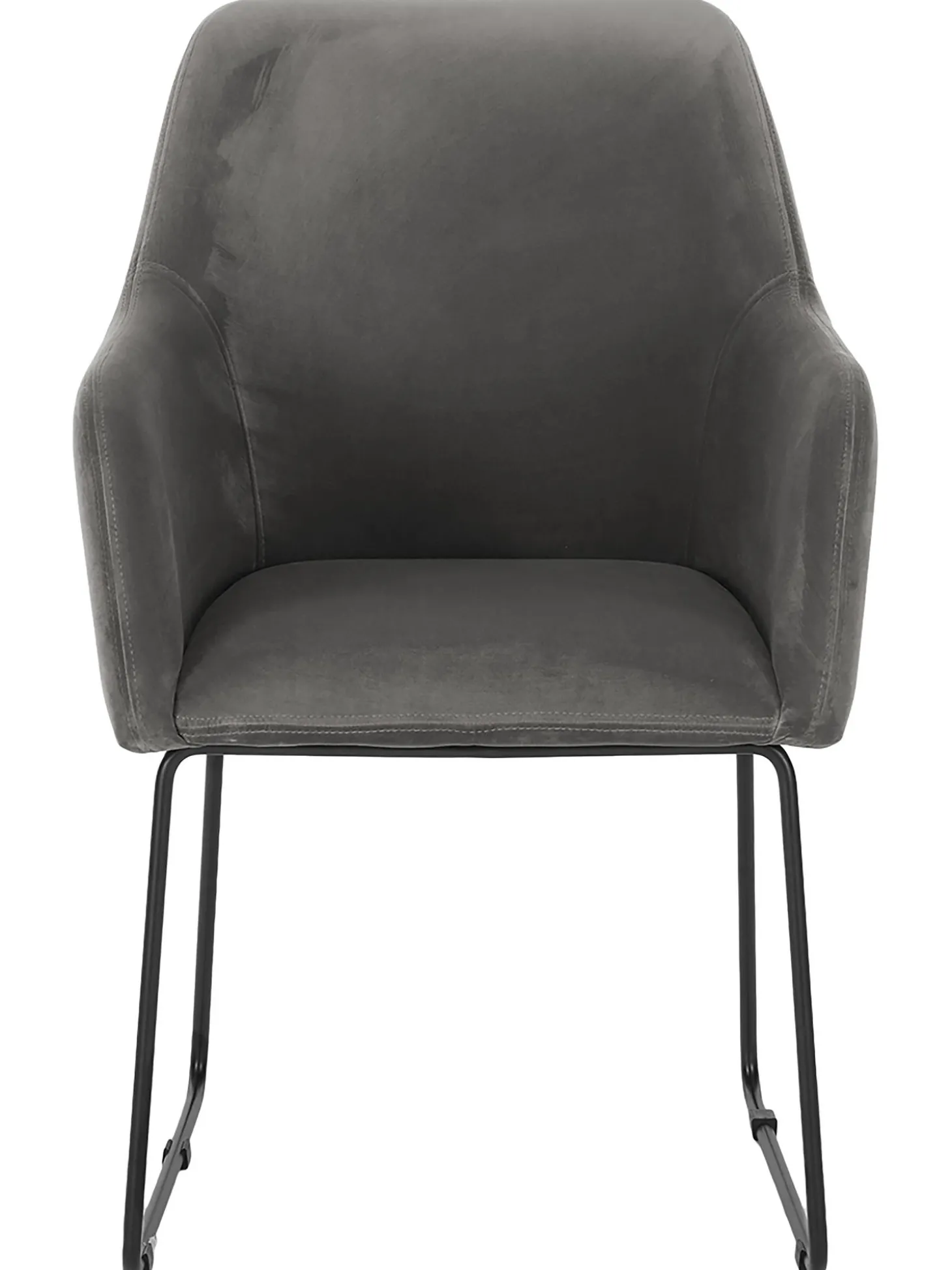 Silla Con Reposabrazos De Terciopelo Isla