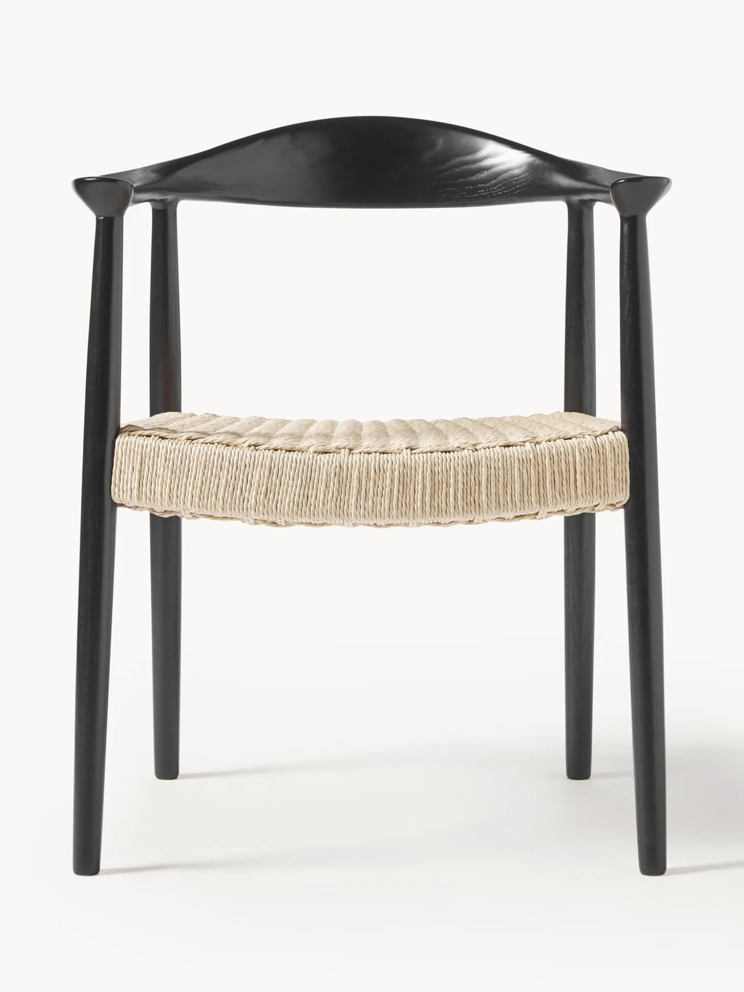 Silla Con Reposabrazos De Madera De Fresno Pavel