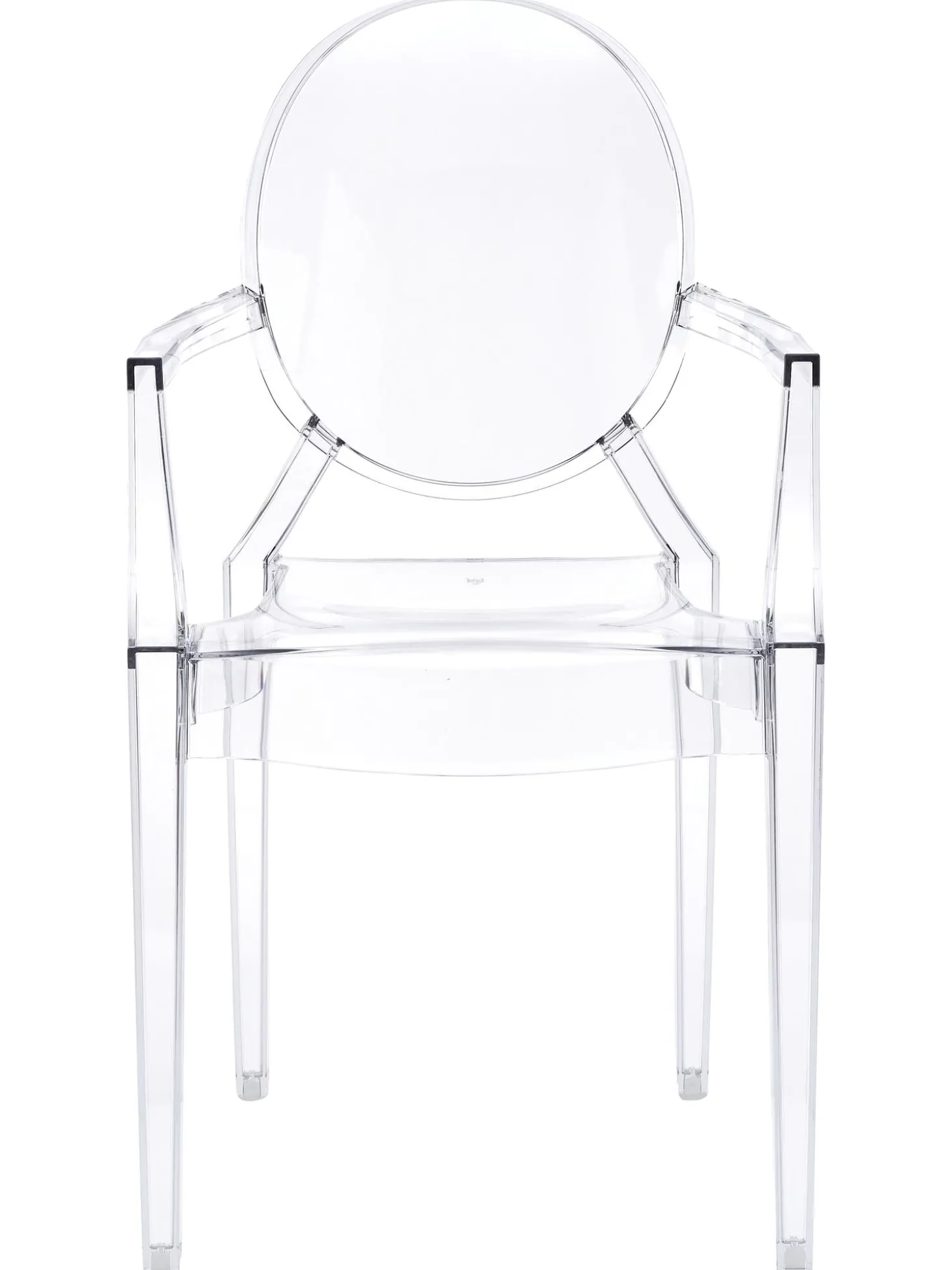 Silla Con Reposabrazos De Diseno Louis Ghost