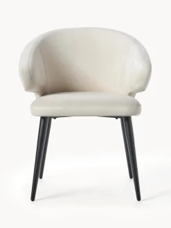 Silla Con Reposabrazos De Terciopelo Celia, Estilo Moderno