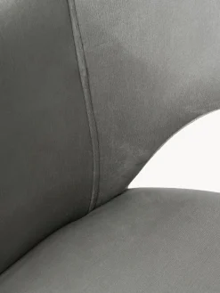 Silla Con Reposabrazos De Terciopelo Rachel