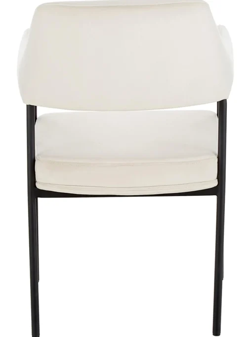 Silla Con Reposabrazos De Terciopelo Zoe