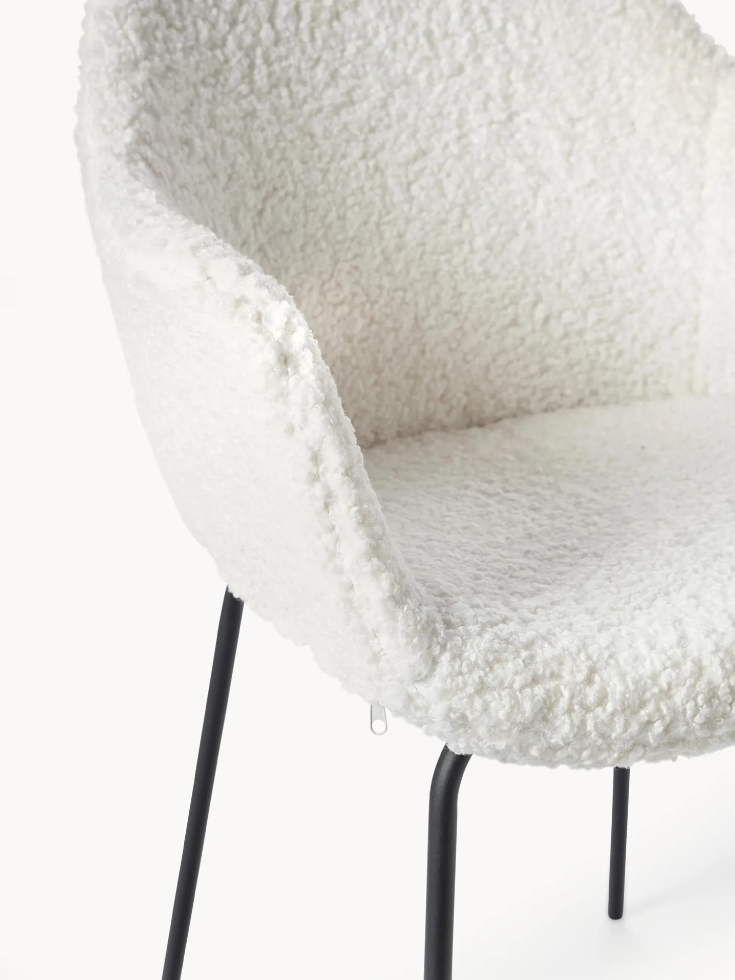 Silla Con Reposabrazos De Borreguillo Fiji
