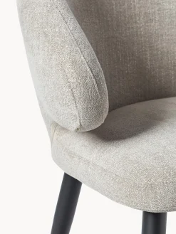 Silla Con Reposabrazos De Tejido Boucle Celia