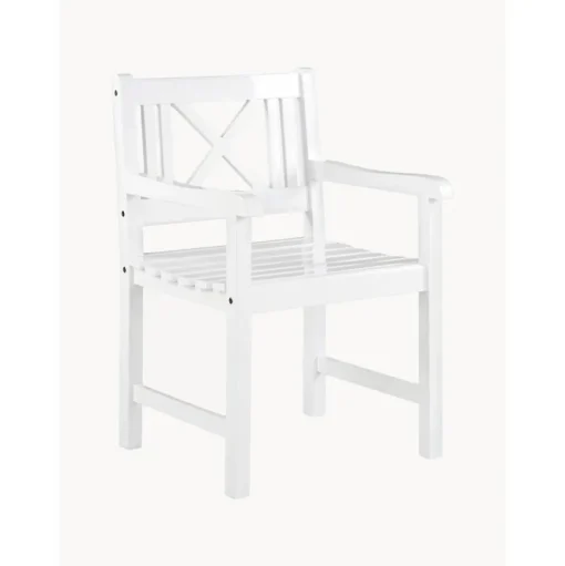 Silla Con Reposabrazos Para Exterior De Madera Rosenborg