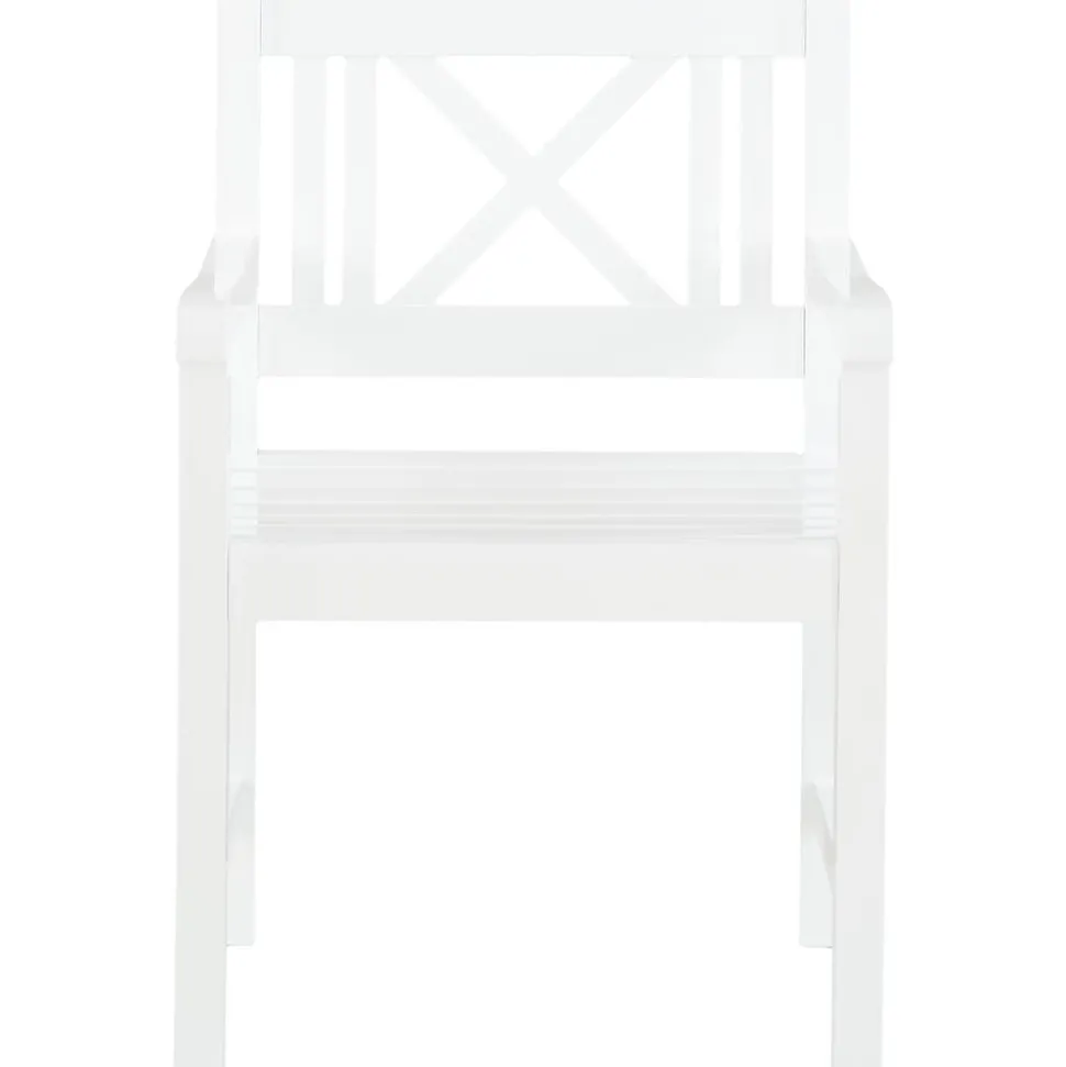 Silla Con Reposabrazos Para Exterior De Madera Rosenborg