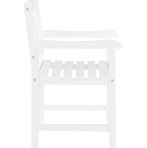 Silla Con Reposabrazos Para Exterior De Madera Rosenborg