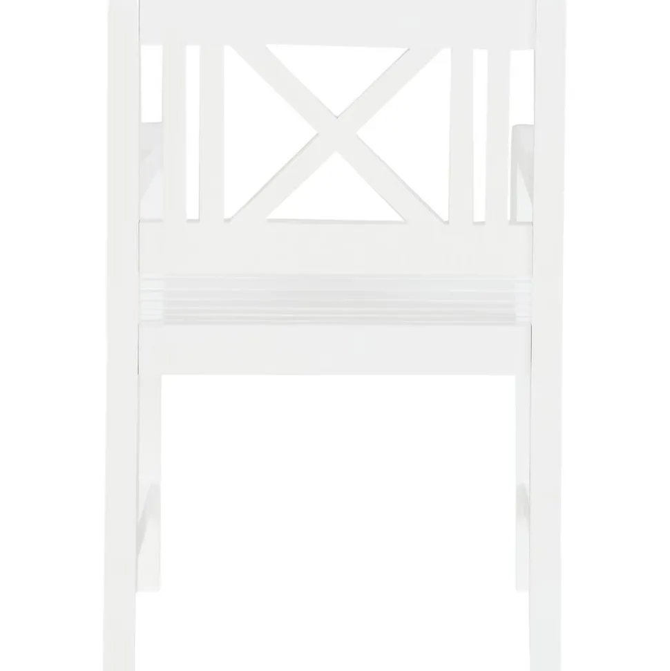 Silla Con Reposabrazos Para Exterior De Madera Rosenborg