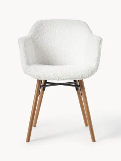 Silla Con Reposabrazos Pequena De Cuero Sintetico Fiji