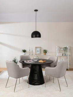 Silla Con Resposabrazos En Terciopelo Ava