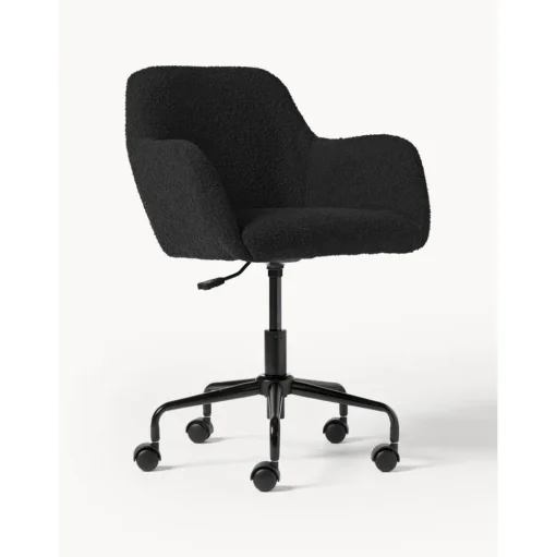 Silla De Escritorio En Tejido Boucle Lucie