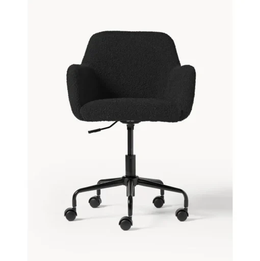 Silla De Escritorio En Tejido Boucle Lucie