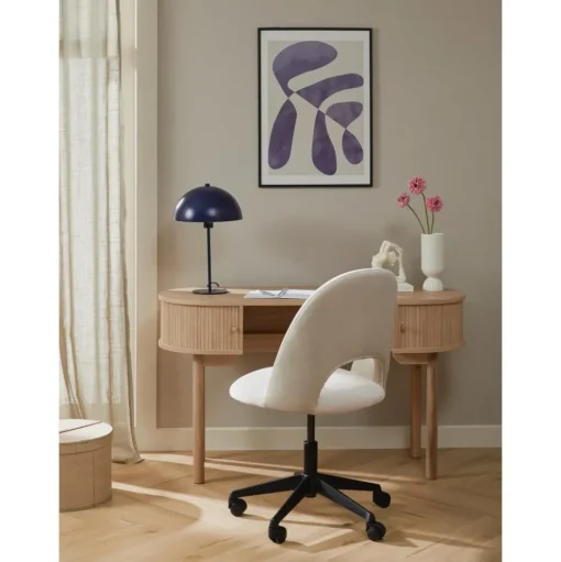 Silla De Oficina De Terciopelo Rachel, Altura Regulable