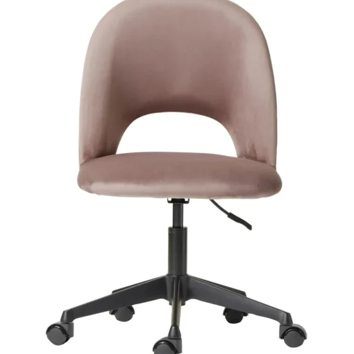Silla De Oficina De Terciopelo Rachel, Altura Regulable