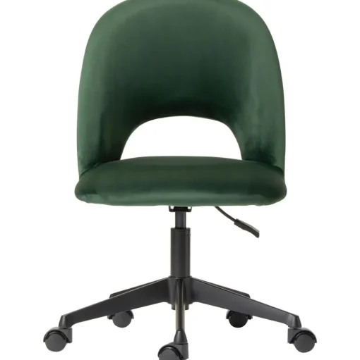 Silla De Oficina De Terciopelo Rachel, Altura Regulable