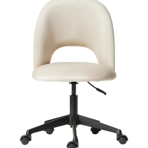 Silla De Oficina De Terciopelo Rachel, Altura Regulable