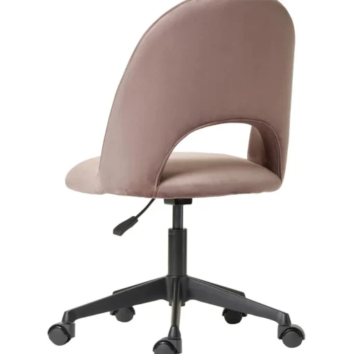 Silla De Oficina De Terciopelo Rachel, Altura Regulable