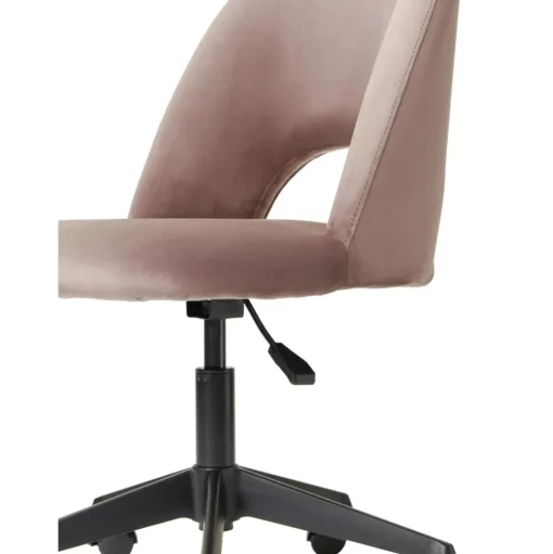 Silla De Oficina De Terciopelo Rachel, Altura Regulable