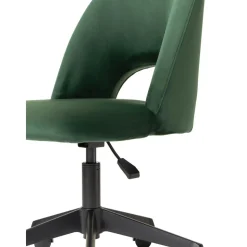 Silla De Oficina De Terciopelo Rachel, Altura Regulable