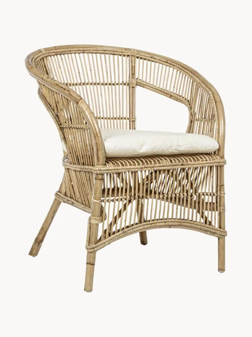 Silla De Ratan Consuelo, Con Cojin