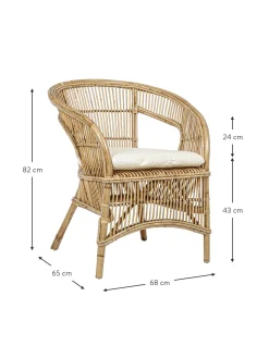 Silla De Ratan Consuelo, Con Cojin