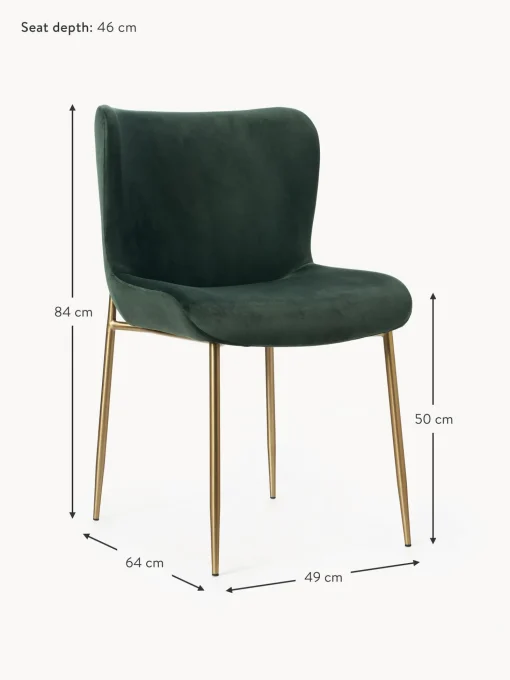 Silla De Terciopelo Tess