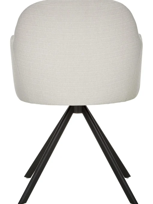 Silla Giratoria Con Reposabrazos Tapizada Lola