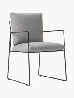 Silla Tapizada De Metal Wayne
