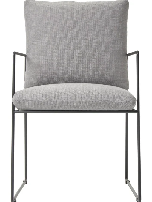 Silla Tapizada De Metal Wayne