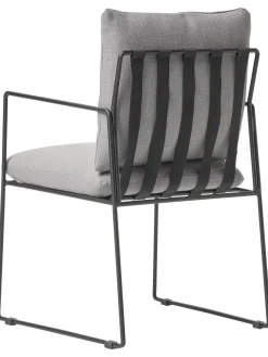 Silla Tapizada De Metal Wayne