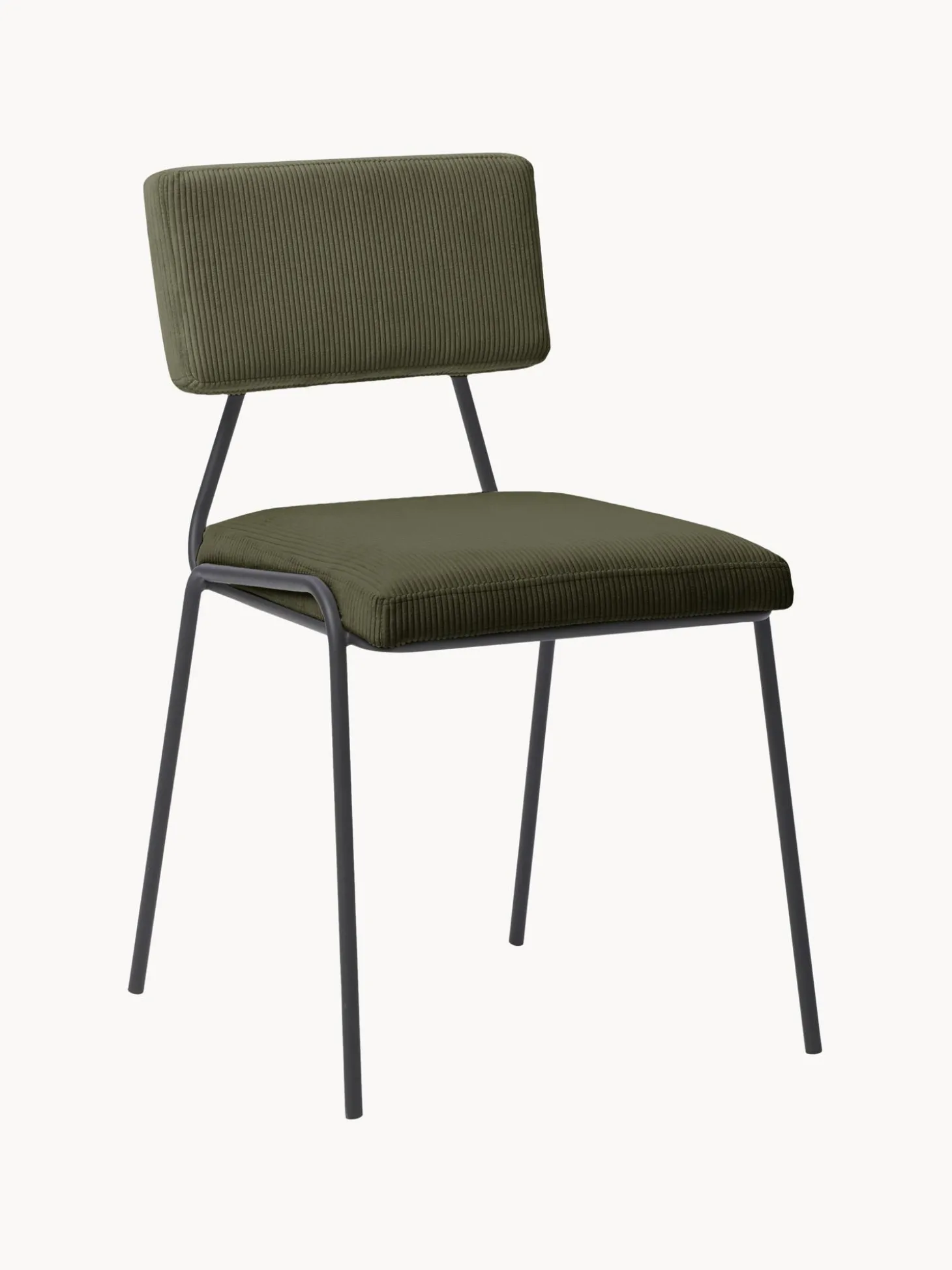 Silla Tapizada En Pana Mats, 2 Uds.