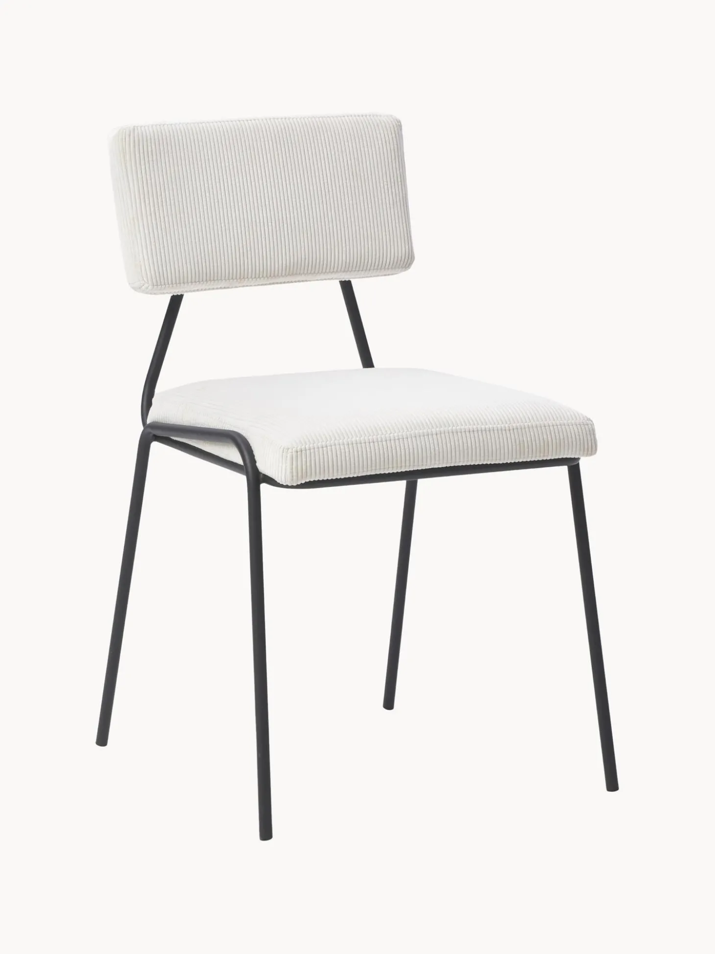 Silla Tapizada En Pana Mats, 2 Uds.