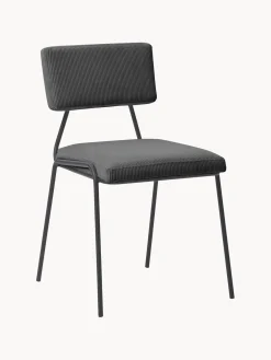 Silla Tapizada En Pana Mats, 2 Uds.