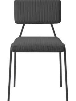 Silla Tapizada En Pana Mats, 2 Uds.