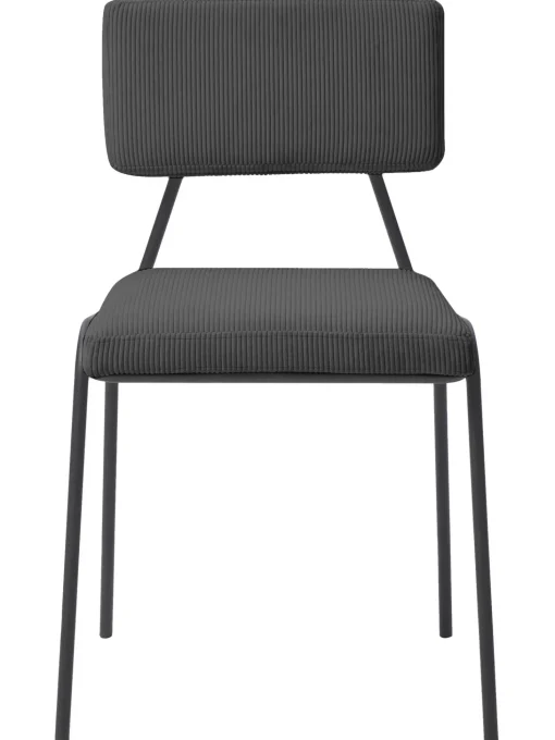 Silla Tapizada En Pana Mats, 2 Uds.