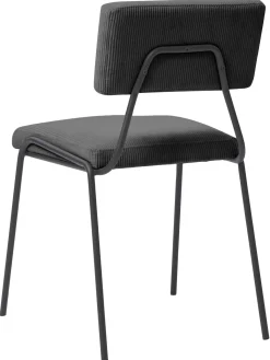 Silla Tapizada En Pana Mats, 2 Uds.