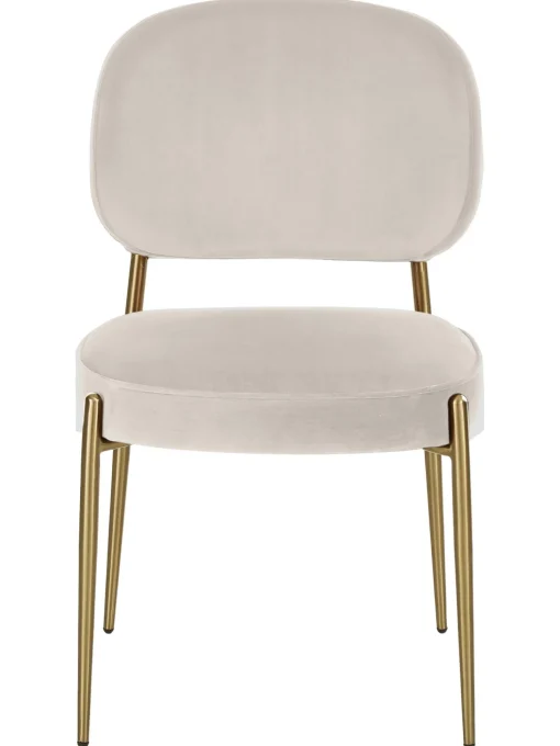 Silla Tapizada En Terciopelo Viggo