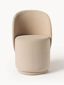 Silla Tapizada En Terciopelo Zeyno